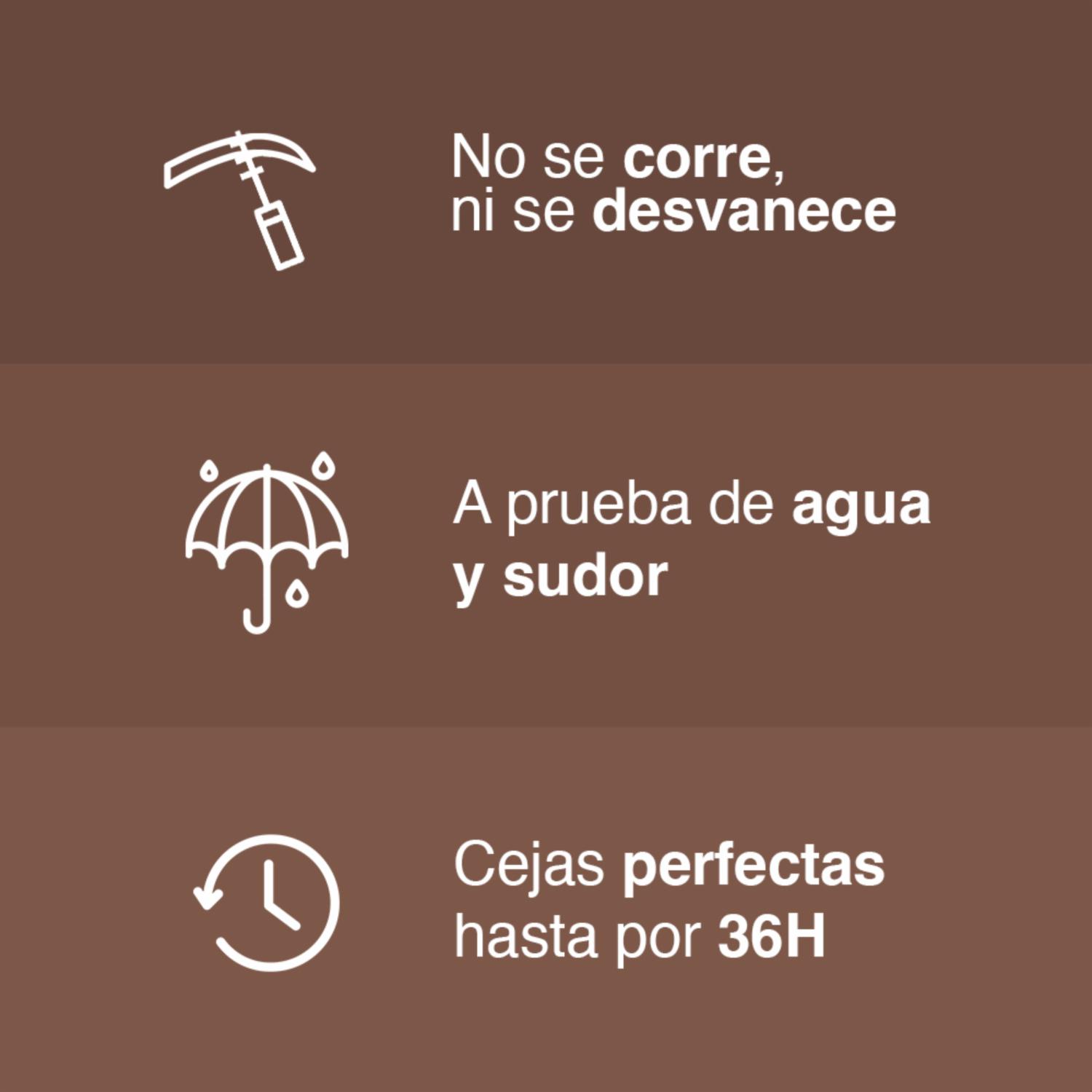 Máscara De Cejas Tatto Brown 3D Styling Tono Warm Brown MAYBELLINE NEW YORK 6 Ml - Imagen 4