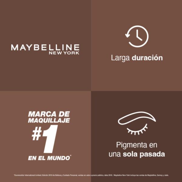 Máscara De Cejas Tatto Brown 3D Styling Tono Warm Brown MAYBELLINE L´ORÉAL 6 Ml - Imagen 5