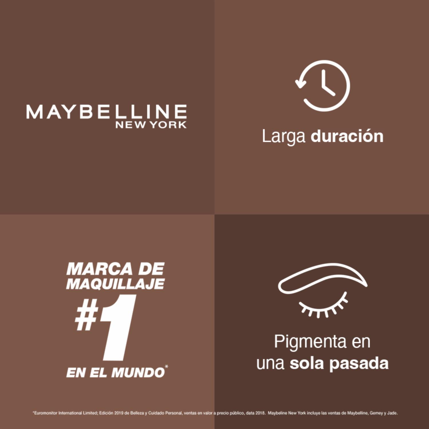 Máscara De Cejas Tatto Brown 3D Styling Tono Warm Brown MAYBELLINE NEW YORK 6 Ml - Imagen 5