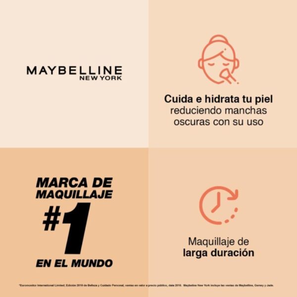 Base De Maquillaje Líquida Fit Me Fresh Tint Con Vitamina C Fps 50 Tono 07 As MAYBELLINE L´ORÉAL - Imagen 6