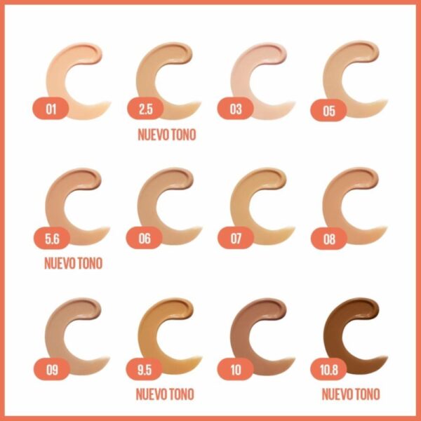 Base De Maquillaje Líquida Fit Me Fresh Tint Con Vitamina C Fps 50 Tono 07 As MAYBELLINE L´ORÉAL - Imagen 7