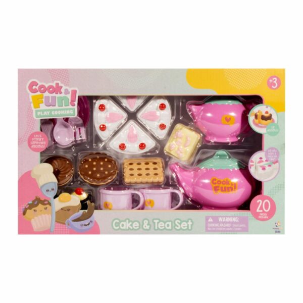 Juego De Té HAPPY LINE Incluye 20 Piezas
