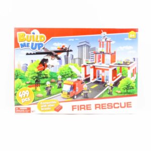 Bloques Fire Espacio HAPPY LINE Incluye 499 Piezas