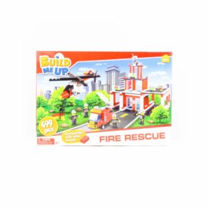 Bloques De Armar Estación De Bomberos BUILD ME UP 499 Piezas