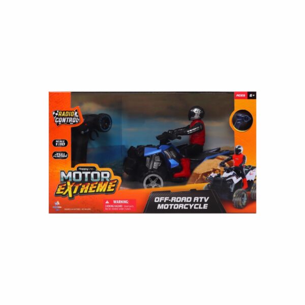 Cuadrón R/c 1:10 Off Road Atv HAPPY LINE Usa Pilas AA x 2 - Imagen 2