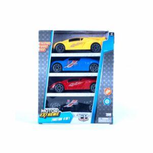 Vehículo A Fricción MOTOR EXTREME 4 Piezas