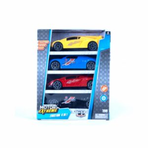 Carros A Fricción MOTOR EXTREME 4 En 1