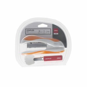 Set Grapadora Sacagrapas Grapas 20 Hojas Colores Surtidos DELI X1