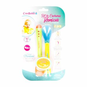 Set De Cucharas Térmicas Infantiles CUTE BABIES Unidad