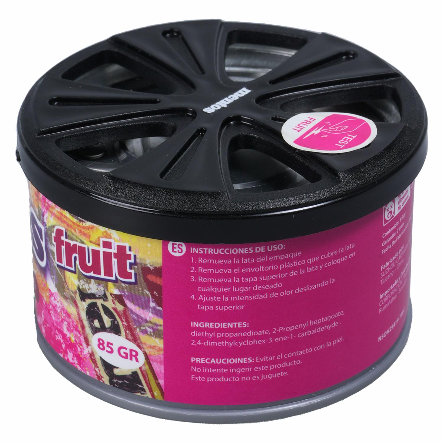 Ambiental Para Auto En Lata Fragancia Frutas MENTOS 85 G - Imagen 3