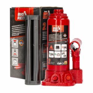 Gata Hidráulica Tipo Botella Para Vehículo BIG RED 2 Toneladas