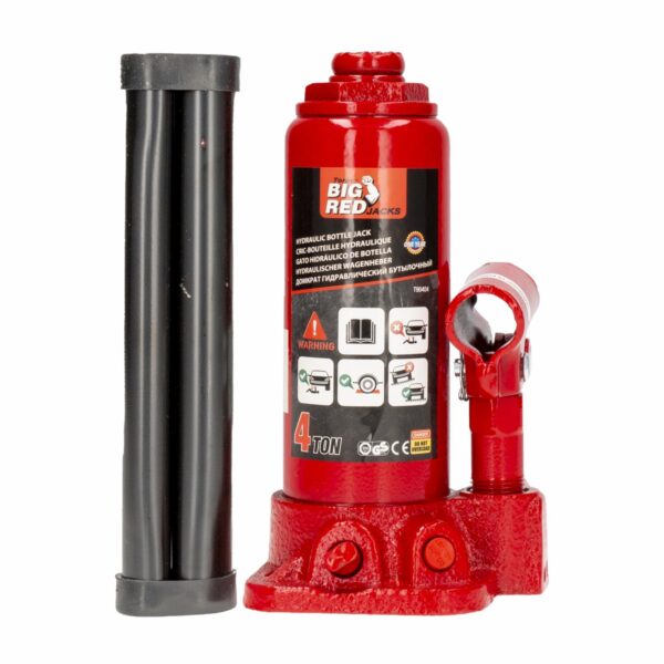 Gata Hidráulica Tipo Botella Para Vehículo BIG RED 4 Toneladas - Imagen 2