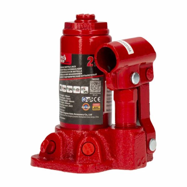 Gata Hidráulica Tipo Botella Para Vehículo BIG RED 2 Toneladas - Imagen 3