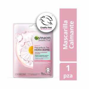 Mascarilla Facial En Tela Hidra Bomb Hidratante Calmante GARNIER L´ORÉAL 1 Pza 28 G