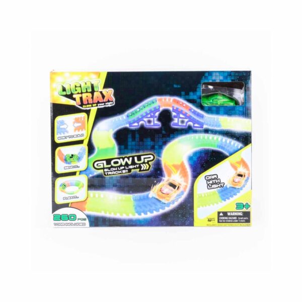 Pista Flexible HAPPY LINE Incluye 260 Piezas