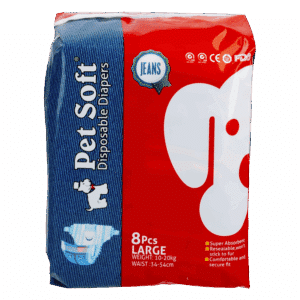 Pañal Para Mascota Estilo Jean PET SOFT Grandes
