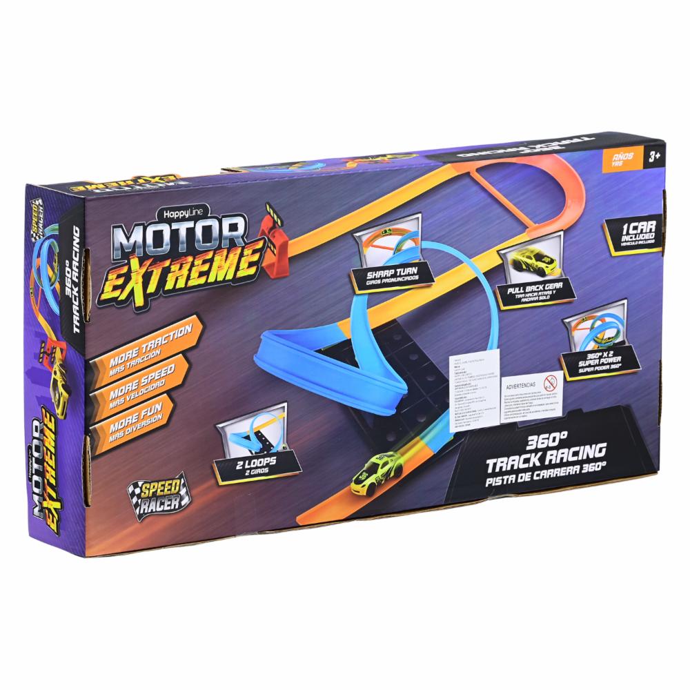 Pista Rail MOTOR EXTREME Con Vueltas - Imagen 3