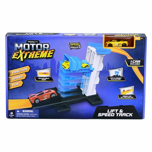 Pista Con Lanzador MOTOR EXTREME Incluye 1 Carro