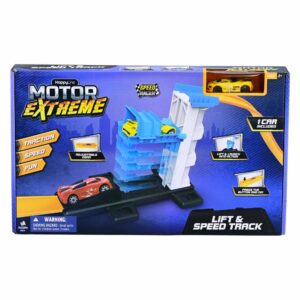 Pista Con Lanzador MOTOR EXTREME Incluye 1 Carro
