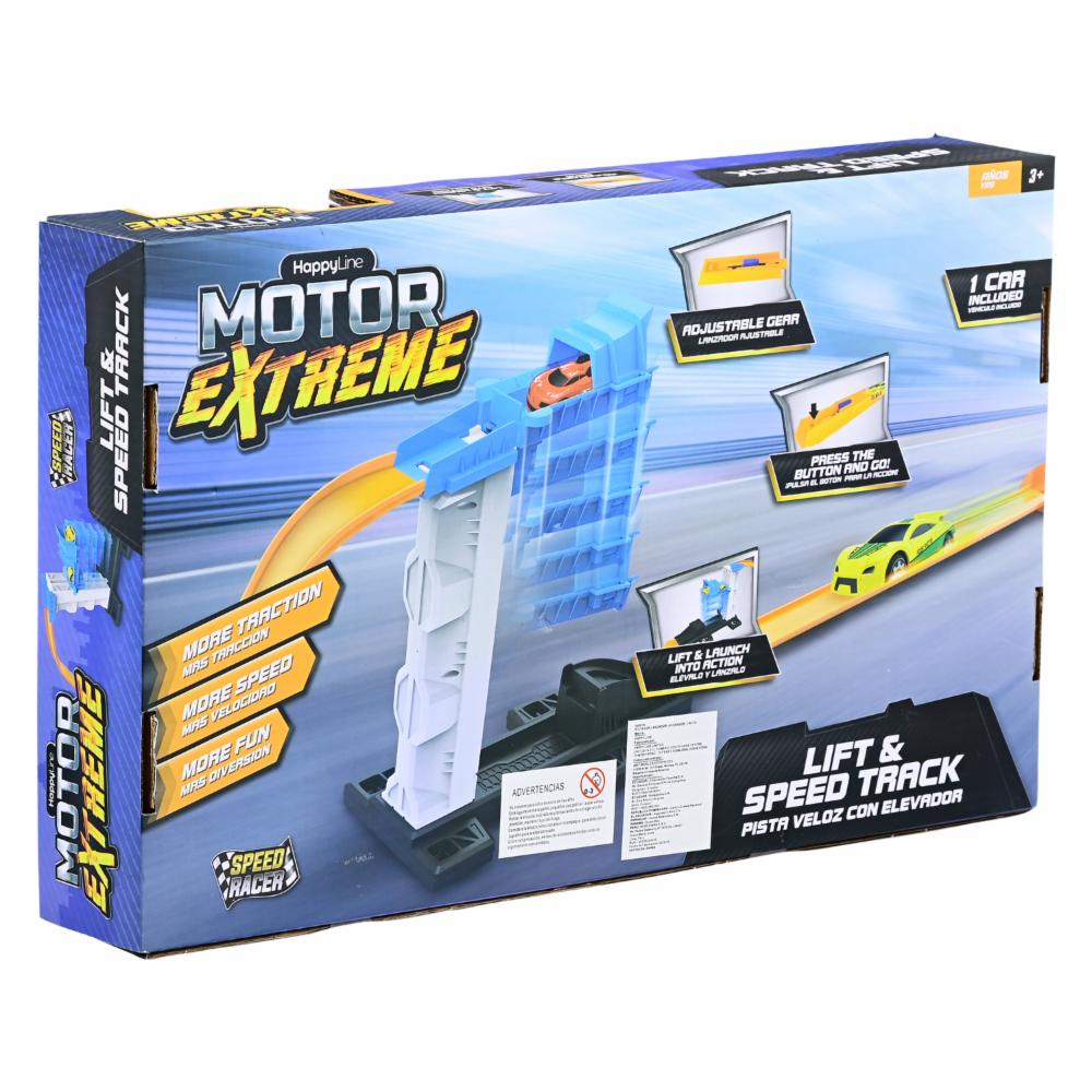 Pista Con Lanzador MOTOR EXTREME Incluye 1 Carro - Imagen 3