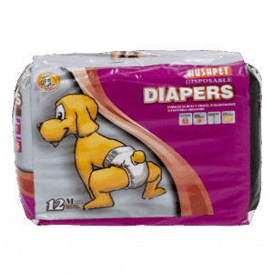 Pañal Para Mascota Básico HUSHPET X 12 Uds