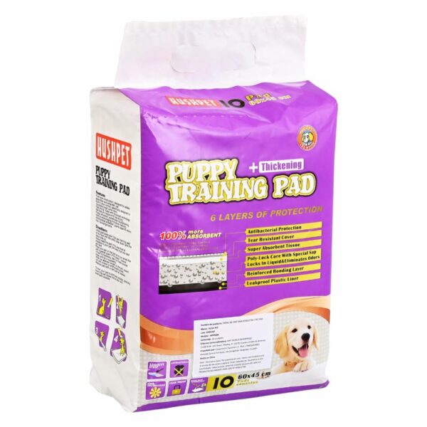 Pañal Para Mascotas Tapete De Piso  HUSH PET X 10 Uds - Imagen 2