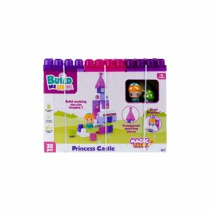 Bloques De Armar Castillo De Princesa BUILD ME UP MAXI 32 Piezas