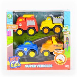 Set 4 Vehiculos De Ciudad HAPPY LINE Surtido