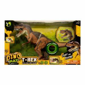 Dinosaurio T Rex HAPPY LINE Con Luz Y Sonido