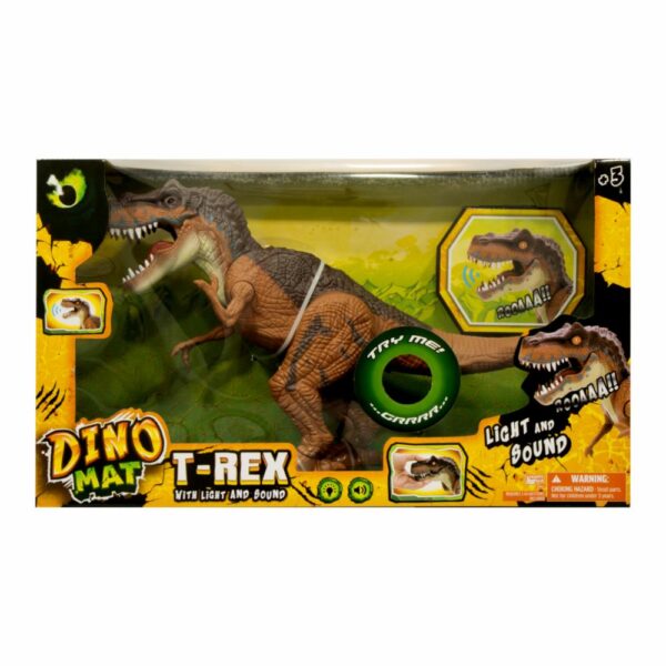 Dinosaurio T Rex HAPPY LINE Con Luz Y Sonido