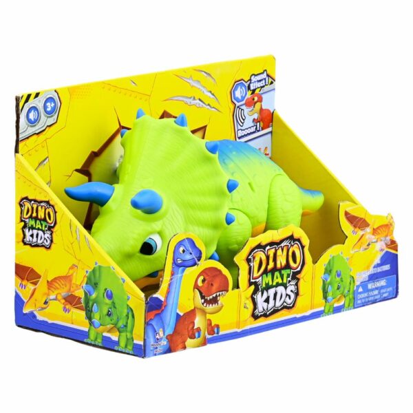 Muñeco Dino Triserapto HAPPY LINE Con Sonido - Imagen 2