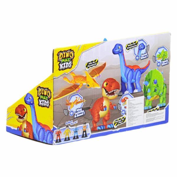 Muñeco Dino Triserapto HAPPY LINE Con Sonido - Imagen 3