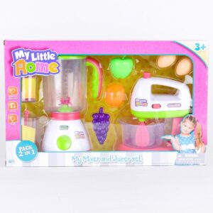 Set De Cocina Batidora Y Licuadora MY LITTLE HOME Incluye Accesorios