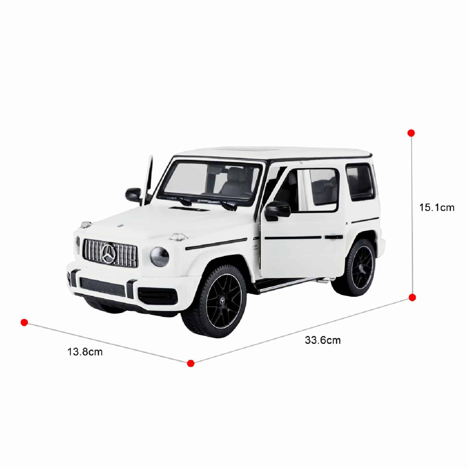 Vehículo R/c 1:14 Mercedes Amg G 63 RASTAR Usa Pilas AA x 7 - Imagen 5