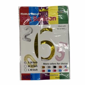 Globo Aluminio Dorado N6 IMPORTADORA CUMPLEAÑOS 16"