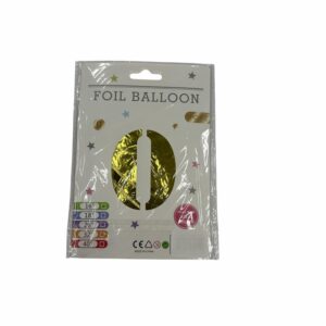 Globo Aluminio Dorado N0 IMPOR.CUMPLEAÑOS 16"
