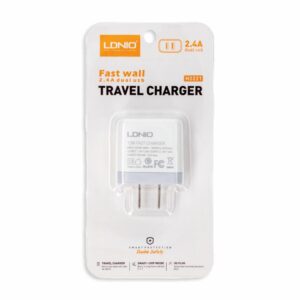 Cargador Carga Rápida De Viaje 2 Puertos USB LDNIO 12 W