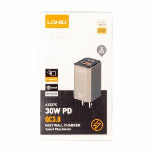 Cargador De Pared A2527C Cable Tipo C LDNIO 1Usb 18W 1Pd 30W