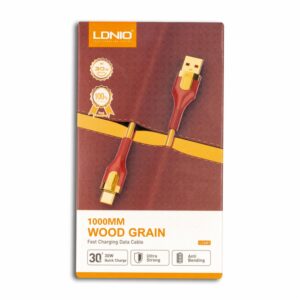 Cable Tela Dorado 30W LDNIO 1 Metro