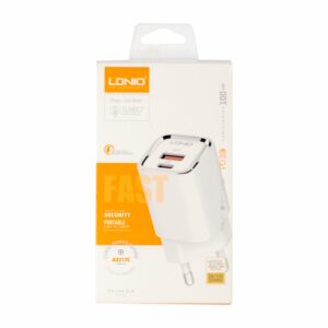 Cargador De Pared A2317C  Cable Tipo C A IPhone LDNIO 1Usb 1 Pd Qc3.0 30W