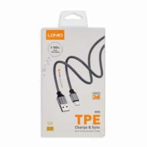 Cable De Carga Rápida USB 2.0  A USB-C LDNIO 2 M