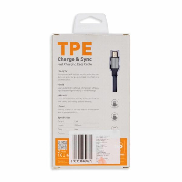 Cable De Carga Rápida USB 2.0  A USB-C LDNIO 2 M - Imagen 2