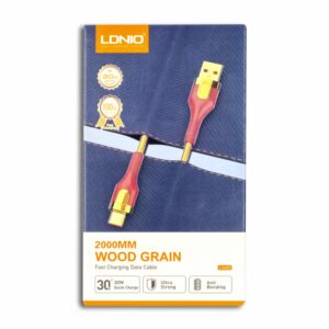 Cable Tela Dorado 30W LDNIO 2 Metros