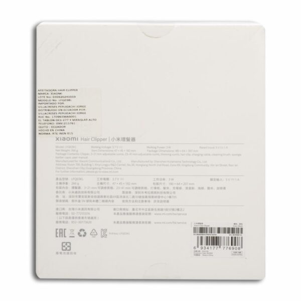 Afeitadora Inalámbrica Hair Cliper XIAOMI Unidad - Imagen 2