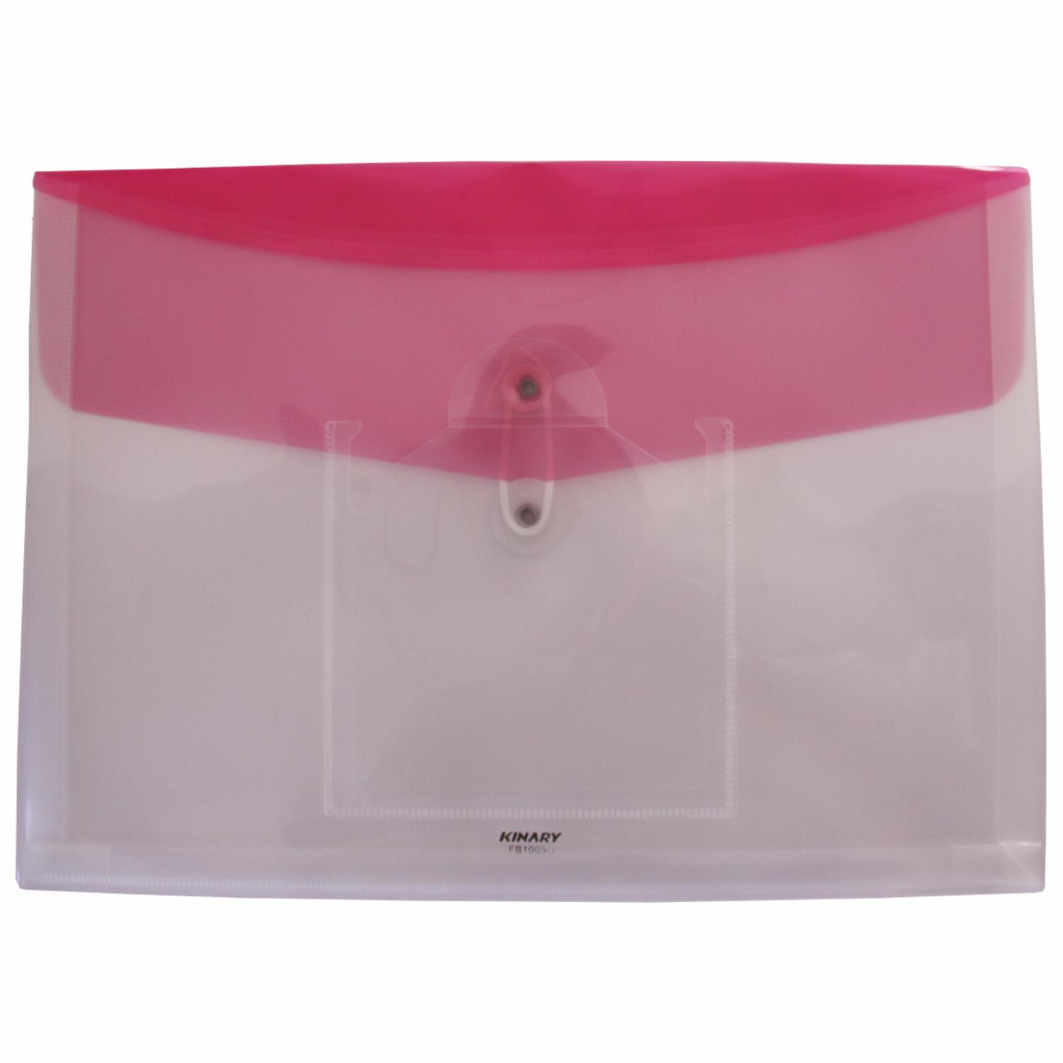 Sobre Plástico Horizontal Con Cordón KINARY A4 - Imagen 2