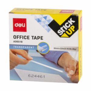 Cinta Adhesiva Multiuso DELI 18Mmx33M