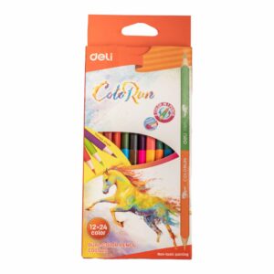 Lápices Color Triangular Doble Punta DELI Mediano