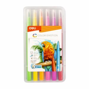 Marcadores De Color Emotion Felt Pen Caligrafía DELI X12 Uds