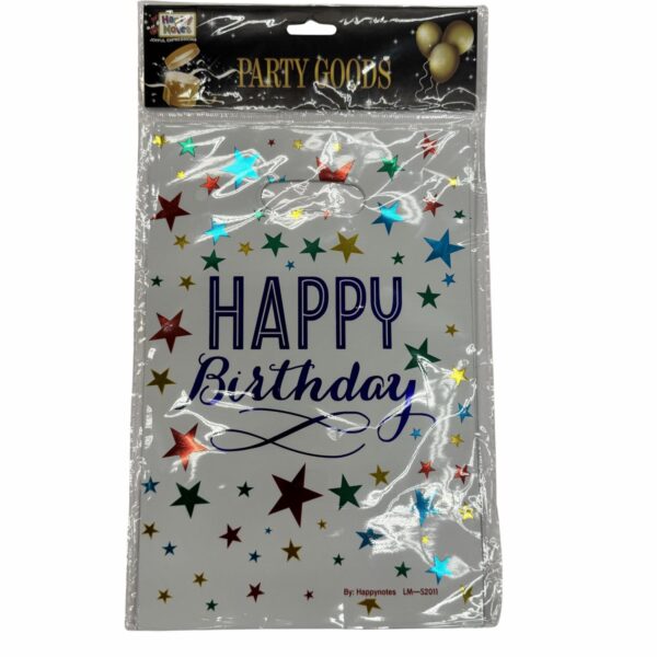 Bolsa Plástica Surtida IMPOR.CUMPLEAÑOS X 10 Uds