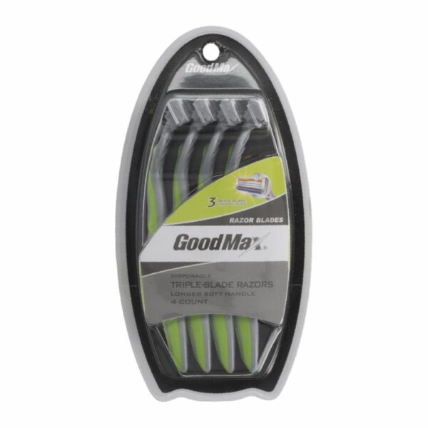 Afeitadora Desechable Caballero Max 2 Ultragrip GOODMAX X 4 Uds
